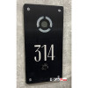 IP индивидуальная вызывная панель AV-04FD BLACK